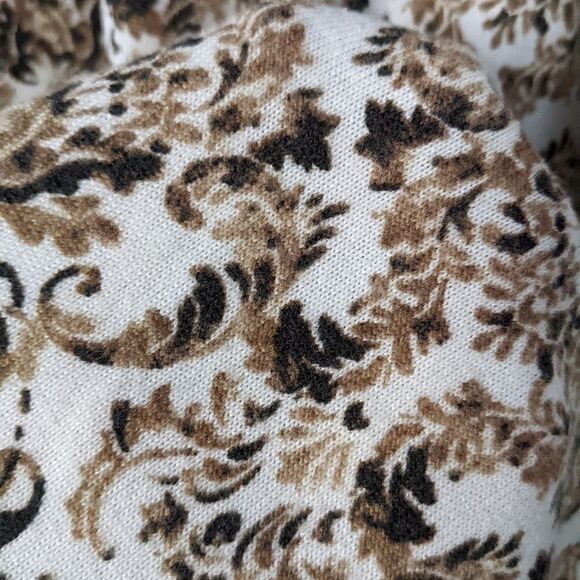 Classic editions Barocco boho damask knit shirt Large @F1 - Picture 7 of 11